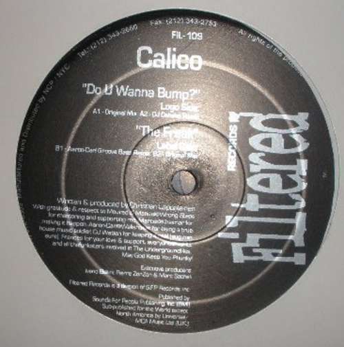 Cover Calico - Do U Wanna Bump / The Freak (12) Schallplatten Ankauf