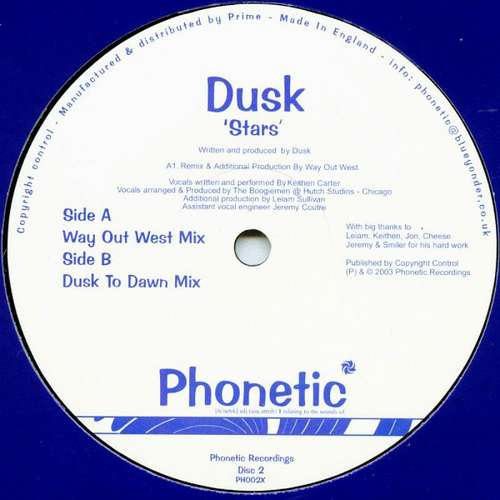 Cover Dusk (3) - Stars (12) Schallplatten Ankauf