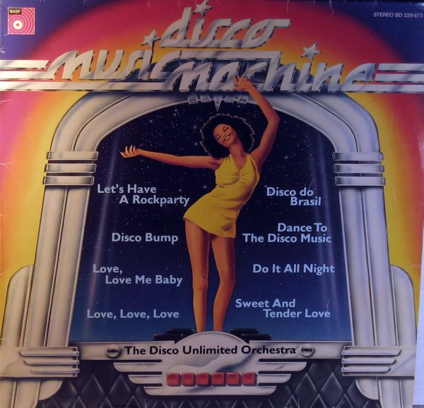 Cover The Disco Unlimited Orchestra - Disco Music Machine (LP, Album, Mixed) Schallplatten Ankauf
