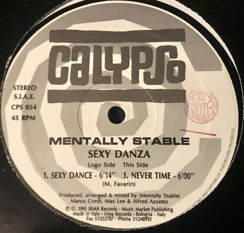 Cover Mentally Stable - Sexy Danza (12) Schallplatten Ankauf