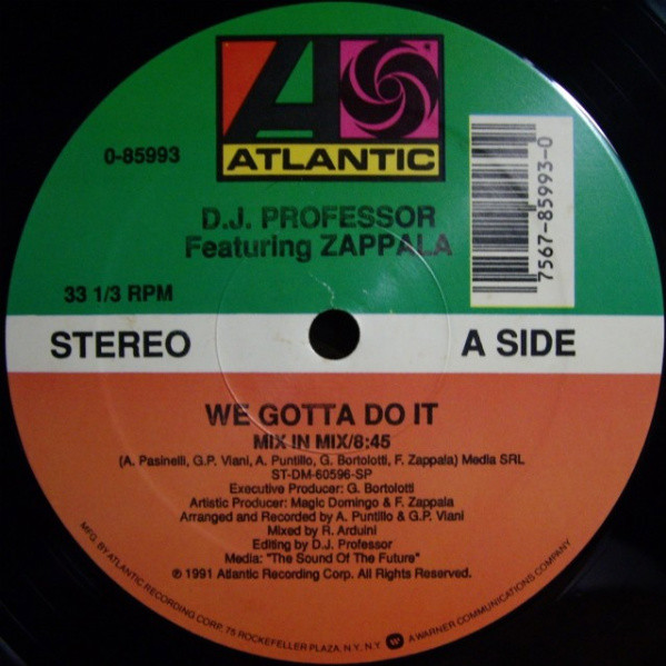 Cover D.J. Professor* featuring Zappala* - We Gotta Do It (12) Schallplatten Ankauf