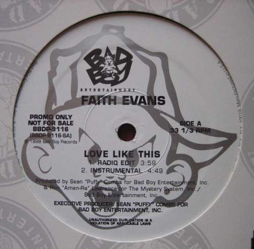 Cover Faith Evans - Love Like This (12, Promo) Schallplatten Ankauf