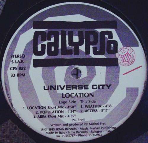 Cover Universe City (2) - Location (12) Schallplatten Ankauf
