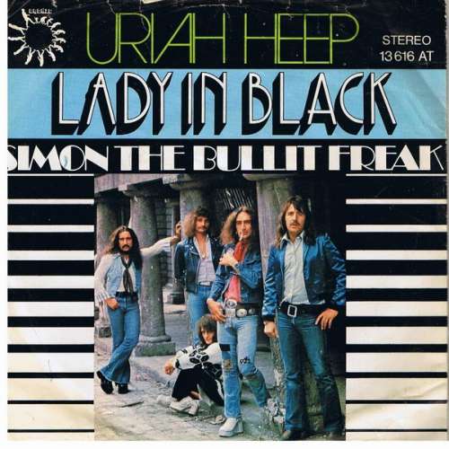 Cover Uriah Heep - Lady In Black (7, Single, RE) Schallplatten Ankauf