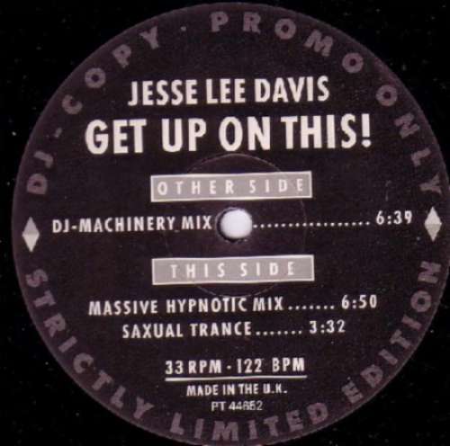Bild Jesse Lee Davis - Get Up On This! (12, Ltd, Promo) Schallplatten Ankauf