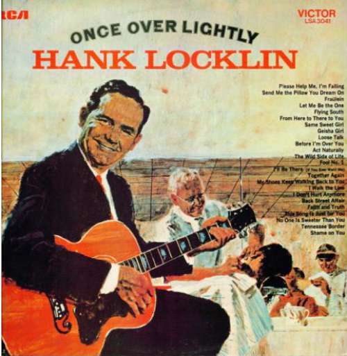 Cover Hank Locklin - Once Over Lightly (LP, Album, RE) Schallplatten Ankauf