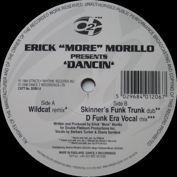 Cover Erick More Morillo* - Dancin' (12) Schallplatten Ankauf