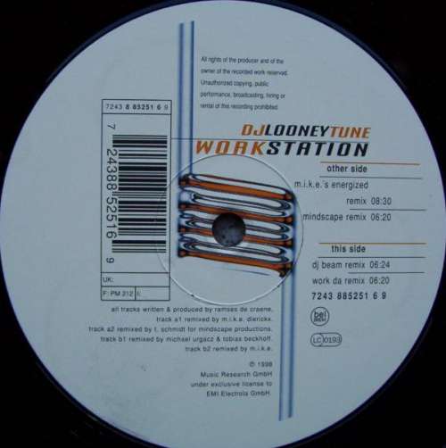 Cover DJ Looney Tune - Workstation (12) Schallplatten Ankauf
