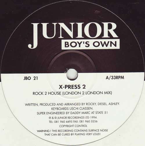 Cover X-Press 2 - Rock 2 House / Hip Housin' (12) Schallplatten Ankauf