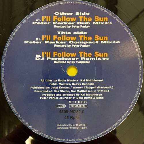 Cover I'll Follow The Sun (Remixes) Schallplatten Ankauf
