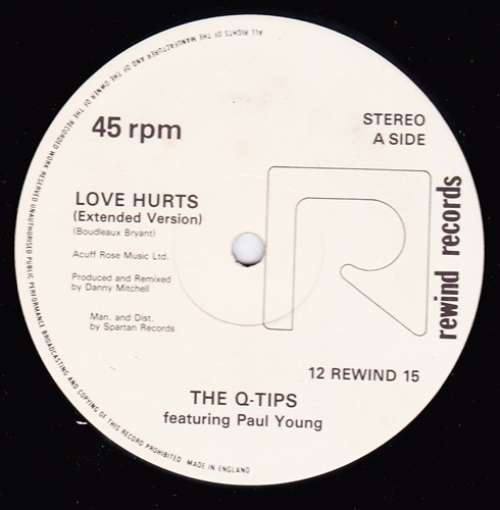 Cover The Q-Tips* Featuring Paul Young - Love Hurts (12) Schallplatten Ankauf