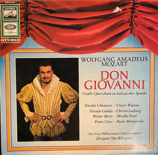 Cover Wolfgang Amadeus Mozart - Don Giovanni (Grosser Querschnitt In Italienischer Sprache) (LP) Schallplatten Ankauf