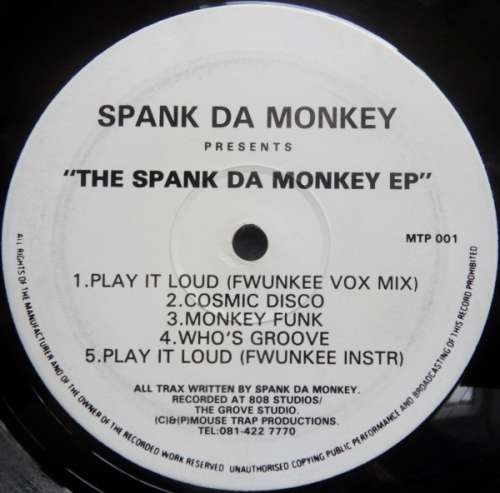 Cover Spank Da Monkey - The Spank Da Monkey EP (12, EP) Schallplatten Ankauf