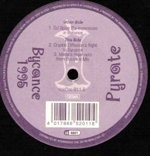 Cover Pyrate - Bycance 1995 (12) Schallplatten Ankauf