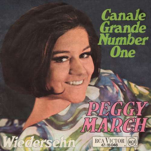 Cover Peggy March - Canale Grande Number One / Wiedersehn (7, Single, Mono) Schallplatten Ankauf