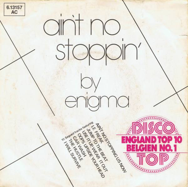 Bild Enigma (2) - Ain't No Stoppin' (7, Single, Mixed) Schallplatten Ankauf