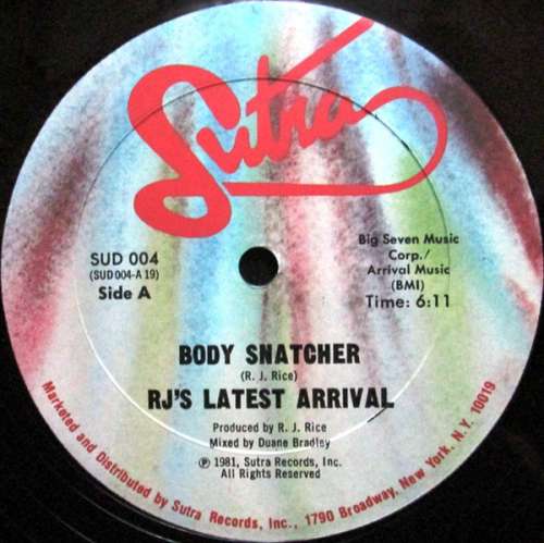 Cover RJ's Latest Arrival* - Body Snatcher (12) Schallplatten Ankauf