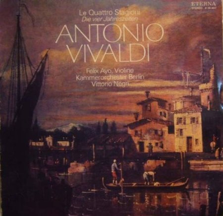 Cover Antonio Vivaldi - Felix Ayo*, Kammerorchester Berlin, Vittorio Negri - Le Quattro Stagioni = Die Vier Jahreszeiten (LP, Bla) Schallplatten Ankauf