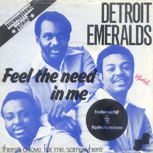 Cover Detroit Emeralds - Feel The Need In Me (7, Single) Schallplatten Ankauf