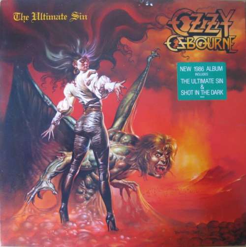 Cover Ozzy Osbourne - The Ultimate Sin (LP, Album) Schallplatten Ankauf