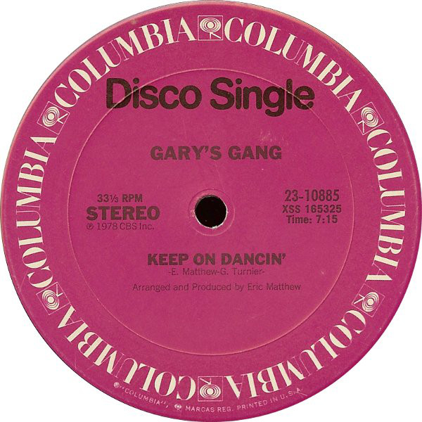 Cover Gary's Gang - Keep On Dancin' / Do It At The Disco (12, Single) Schallplatten Ankauf