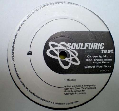 Cover Copyright Presents One Track Mind* Featuring Angie Brown - Good For You (12, TP) Schallplatten Ankauf