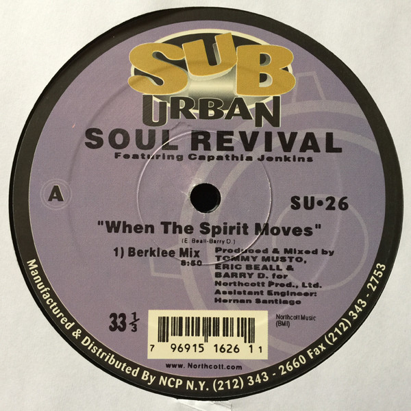 Cover Soul Revival Featuring Capathia Jenkins - When The Spirit Moves (2x12) Schallplatten Ankauf