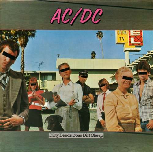Cover AC/DC - Dirty Deeds Done Dirt Cheap (LP, Album, RE) Schallplatten Ankauf