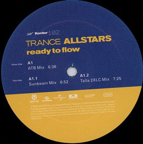 Cover Trance Allstars - Ready To Flow (12) Schallplatten Ankauf