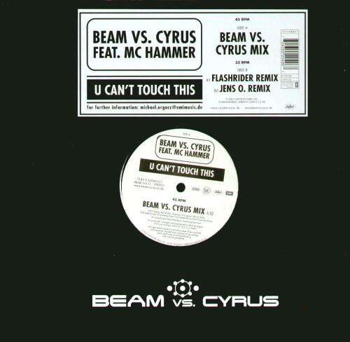 Cover Beam Vs. Cyrus Feat. MC Hammer - U Can't Touch This (12, Etch) Schallplatten Ankauf