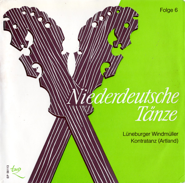Cover Die Volksmusikanten Leitung: Alfred Kluten - Niederdeutsche Tänze - Folge 6 (7, EP) Schallplatten Ankauf