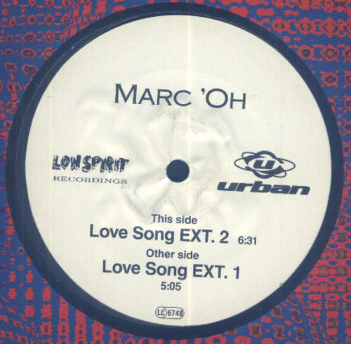 Cover Marc 'Oh* - Love Song (12) Schallplatten Ankauf