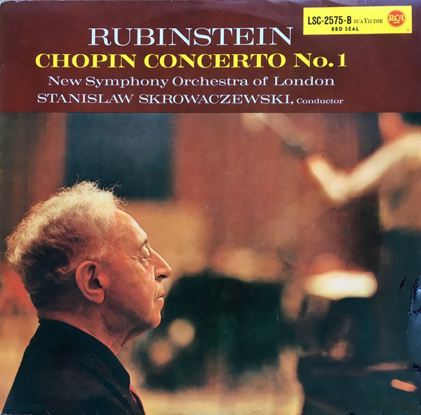 Cover Chopin*, Arthur Rubinstein, Stanislaw Skrowaczewski, The New Symphony Orchestra Of London - Concerto No. 1 (LP) Schallplatten Ankauf