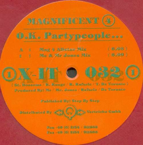 Cover Magnificent 4 - O.K. Partypeople... (12, Red) Schallplatten Ankauf