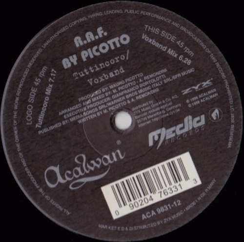 Cover R.A.F. By Picotto - Tuttincoro / Voxband (12) Schallplatten Ankauf