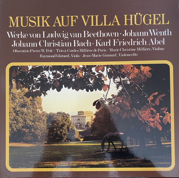 Cover Ludwig van Beethoven, Johann Wenth, Johann Christian Bach, Karl Friedrich Abel - Musik auf Villa Hügel (2xLP, Comp) Schallplatten Ankauf