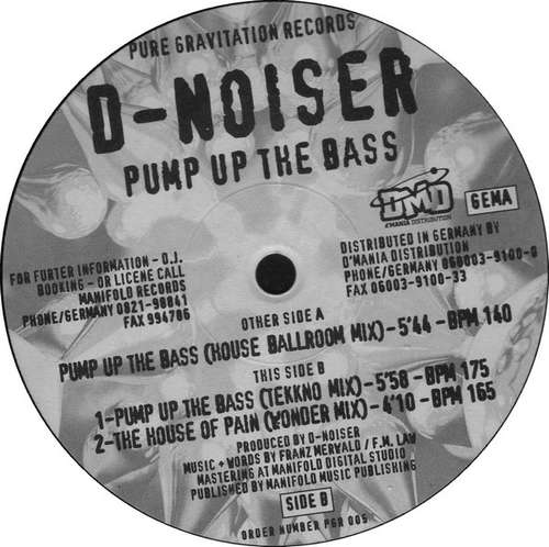 Cover Pump Up The Bass Schallplatten Ankauf