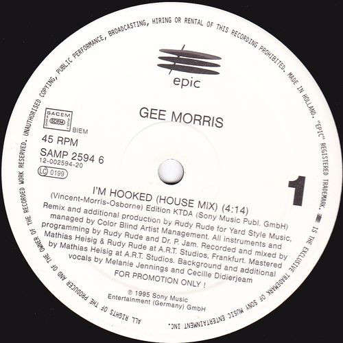Cover Gee Morris - I'm Hooked (12, Promo) Schallplatten Ankauf