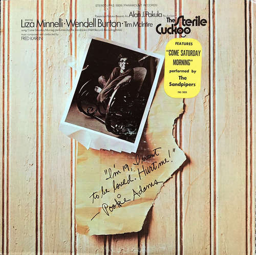 Cover Fred Karlin / The Sandpipers - The Sterile Cuckoo (Original Soundtrack Recording) (LP) Schallplatten Ankauf