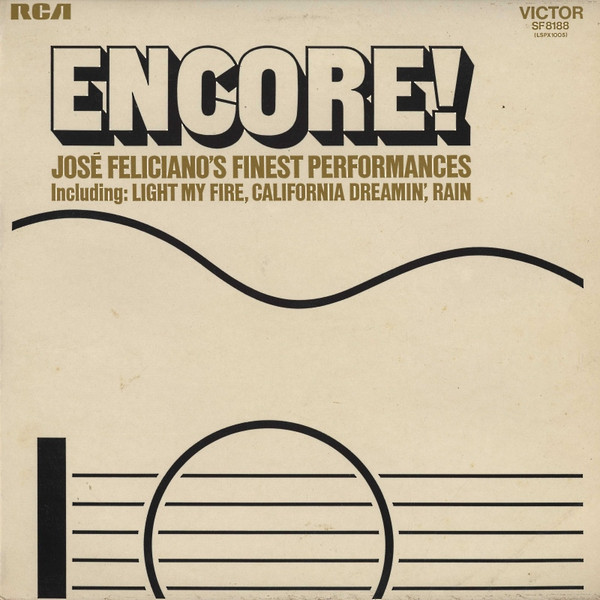 Cover José Feliciano - Encore! José Feliciano's Finest Performances (LP, Album, RCA) Schallplatten Ankauf