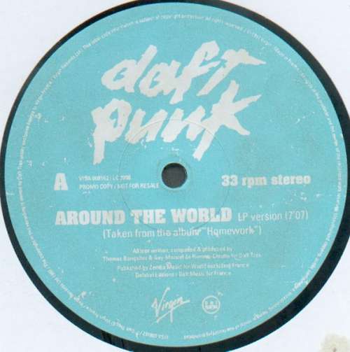 Cover Daft Punk - Around The World (12, Promo) Schallplatten Ankauf