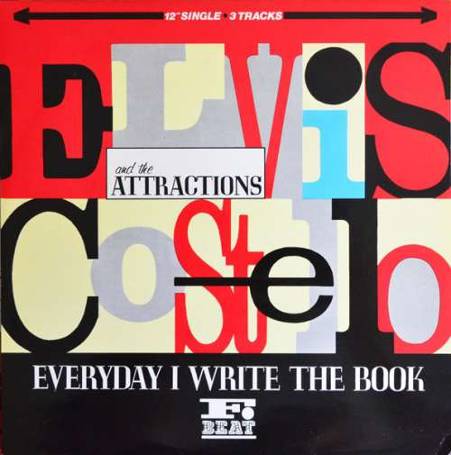 Cover Elvis Costello And The Attractions* - Everyday I Write The Book (12, Single) Schallplatten Ankauf