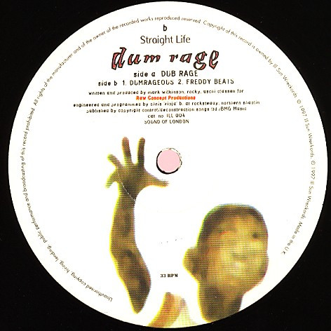 Cover Straight Life - Dum Rage (12) Schallplatten Ankauf
