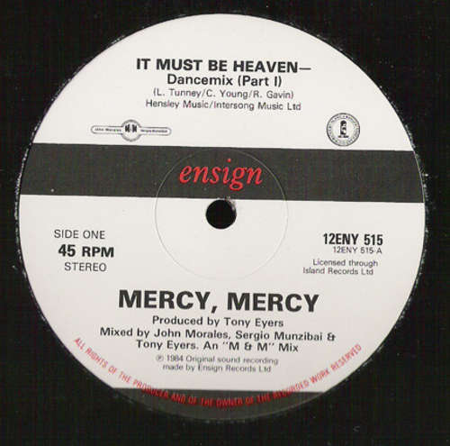 Cover Mercy, Mercy - It Must Be Heaven (12) Schallplatten Ankauf