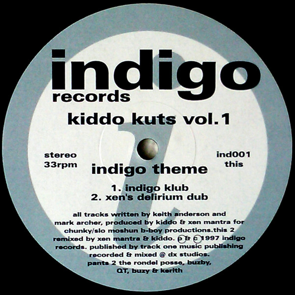Cover Kiddo - Kiddo Kuts Vol. 1 (Indigo Theme) (12) Schallplatten Ankauf