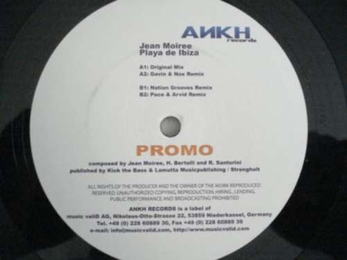 Cover Jean Moiree - Playa De Ibiza (12, Promo) Schallplatten Ankauf