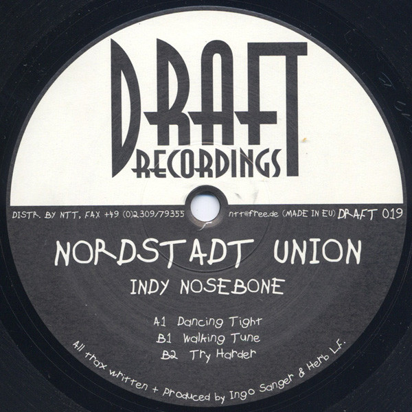 Cover Nordstadt Union - Indy Nosebone (12) Schallplatten Ankauf