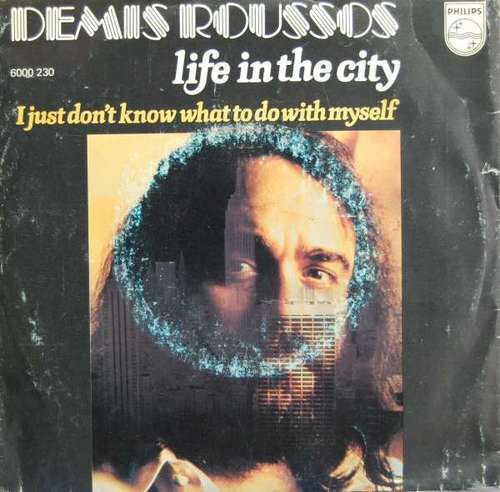 Cover Demis Roussos - Life In The City / I Just Don't Know What To Do With Myself (7, Single) Schallplatten Ankauf