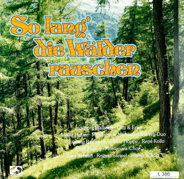 Cover Various - So Lang' Die Wälder Rauschen (LP) Schallplatten Ankauf
