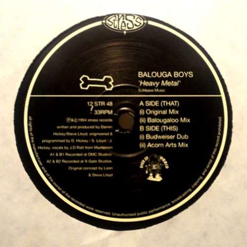 Cover Balouga Boys - Heavy Metal (12) Schallplatten Ankauf